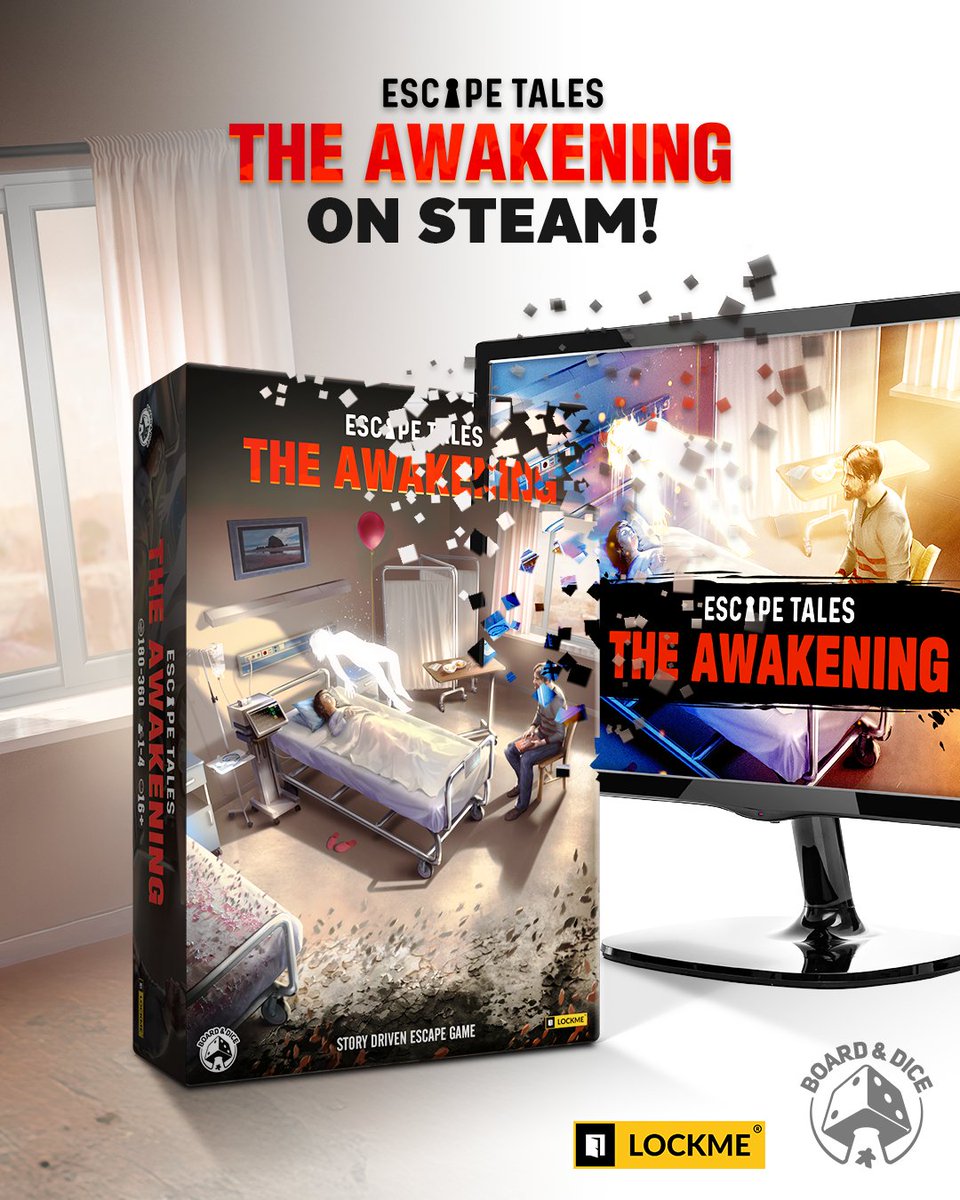 "Escape Tales: The Awakening" will be available on Steam! You will have a chance to dive into this bestselling escape room game, packed with an engaging plot, multiple endings, and challenging moral dilemmas. Isn't it awesome?😃