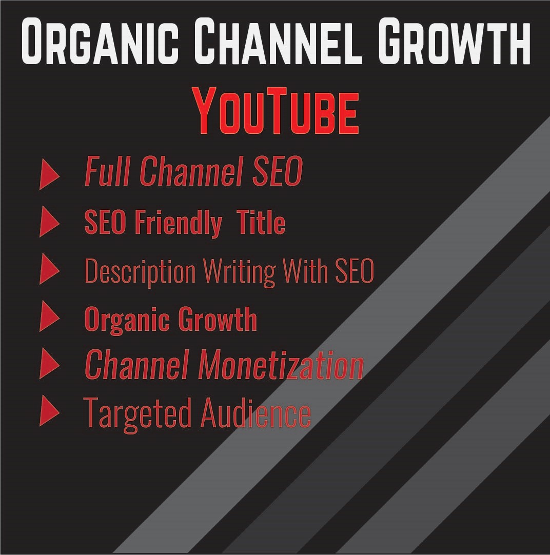 RebayaHasan's tweet photo. Full Channel SEO
SEO Friendly  Title
Description Writing With SEO
Organic Growth
Channel Monetization
Targeted Audience
#youtube #youtuber #contentcreator #youtubeseo #youtubevideoseo #youtubeexpert #youtubevideoseoexpert #youtubegrowth #youtubepromotion #youtubemarketing https://t.co/eLGp41Er32