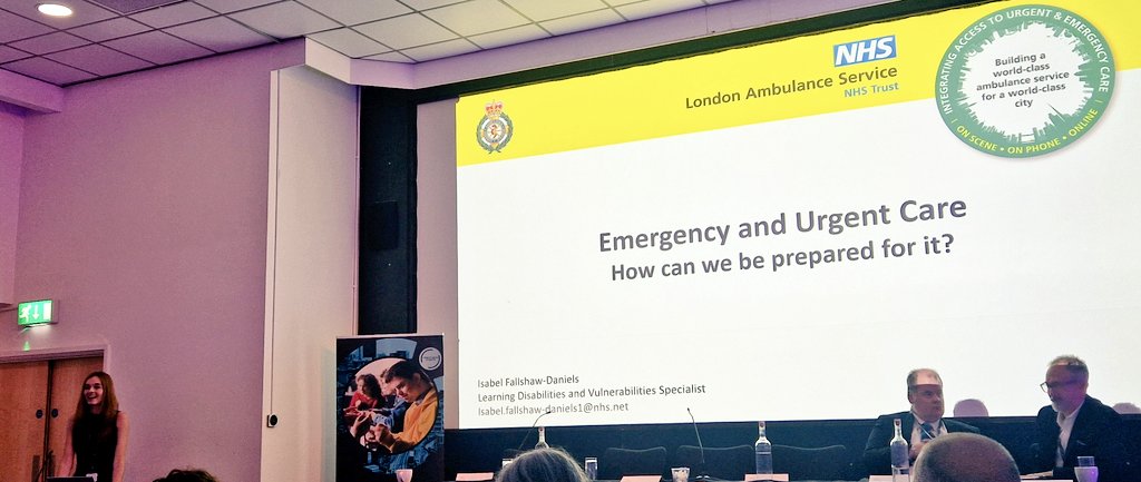 WelshAmbPECI's tweet image. Great presentation from @LASLDVS on their work  Supporting Patients with Learning Disabilities and Autism in Emergency Care, which  ties in very closely with the work we're doing in @WelshAmbulance and across the Ambulance sector on atypical presentations and sensory processing.