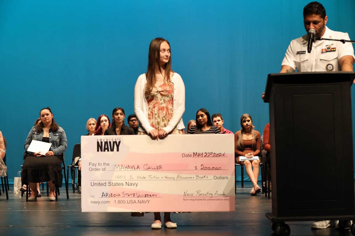 👩‍🚀Makayla Galler has been attracted to the idea of space travel since she was a child and thanks to the CTE and STEM programs in Westminster Public Schools she is taking a major step towards becoming an astronaut.
 We are so proud to see another successful graduate here at WPS!