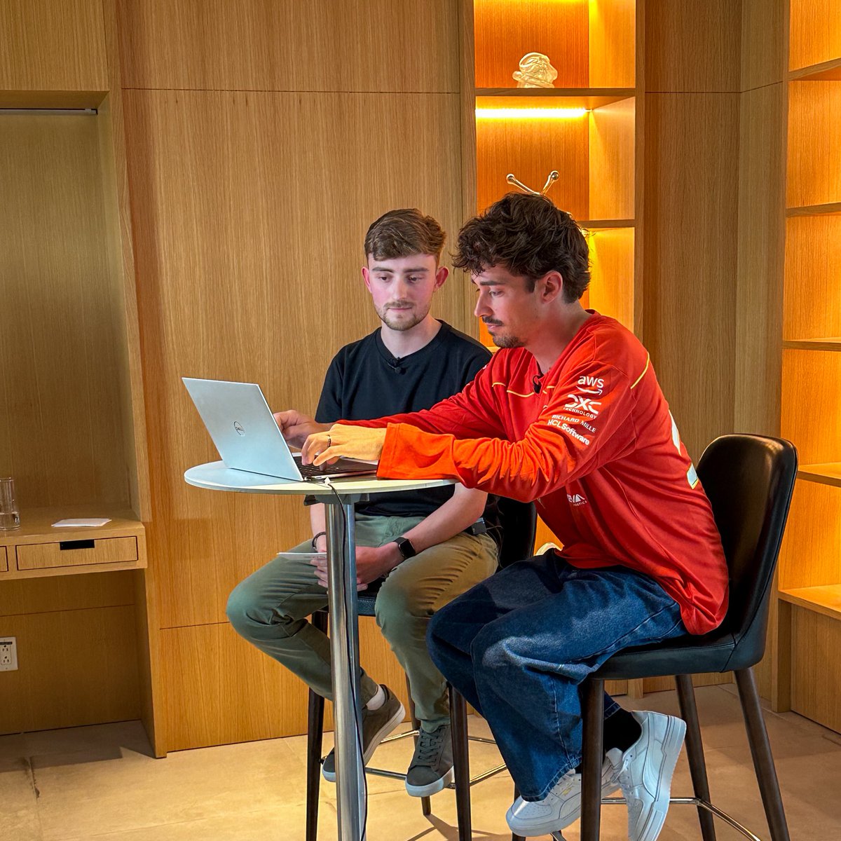 Chatting with Charles Leclerc and Carlos Sainz about #generativeAI and Data in Formula 1 ahead of the #CanadianGP this weekend! 🏎️

It was awesome to gain an insight into the processes and all of the hard work that goes into preparing, performing and debriefing at Formula 1