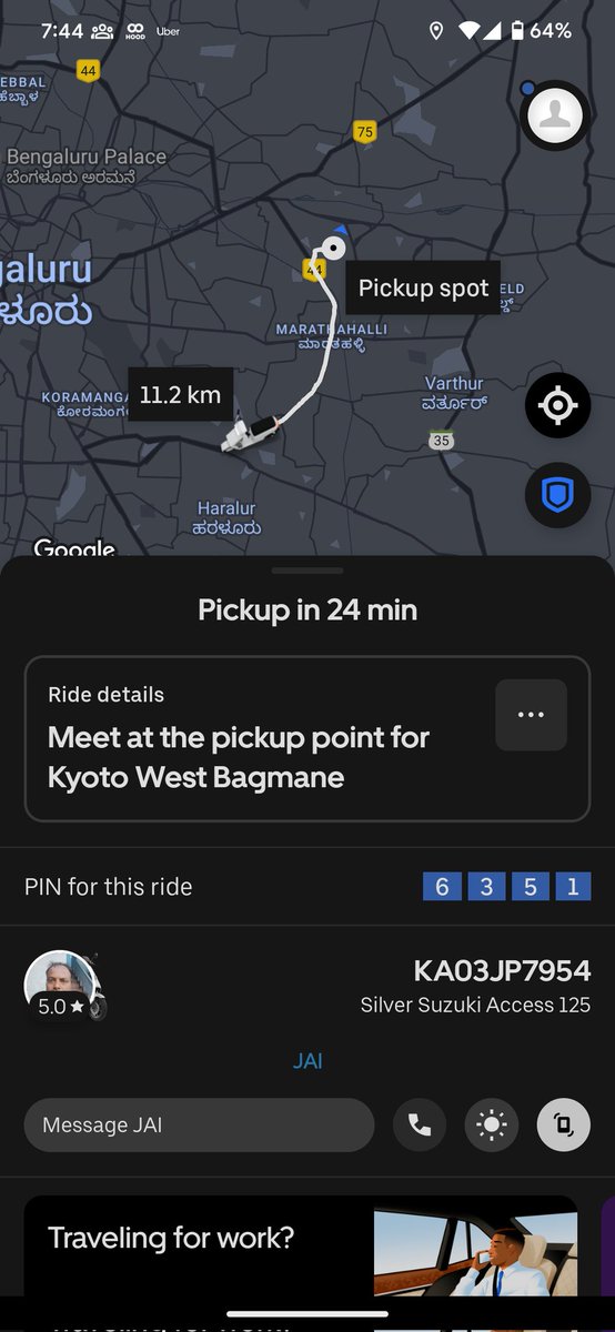 abhilekh's tweet photo. @Uber_India This is how your 5star driver harass us. They keep going in wrong direction and refuse to cancel https://t.co/DUxOCzhVjK