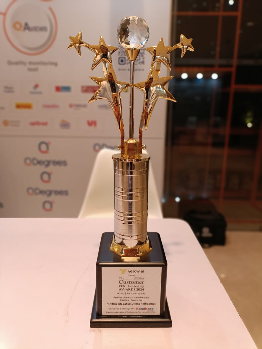 LifeAtHGS's tweet image. #TeamHGS wins big! We are thrilled to announce that #HGSPhilippines has been recognized as a winner at the prestigious 17th Edition of The Customer FEST Leadership Awards 2024. We have won in the category of 'Best Use of Innovation to Enhance Customer Experience'.

#Philippines