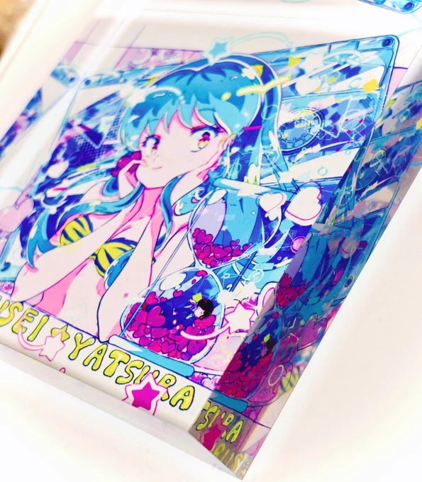 自分用に作ったやつ 発色綺麗でかわい〜