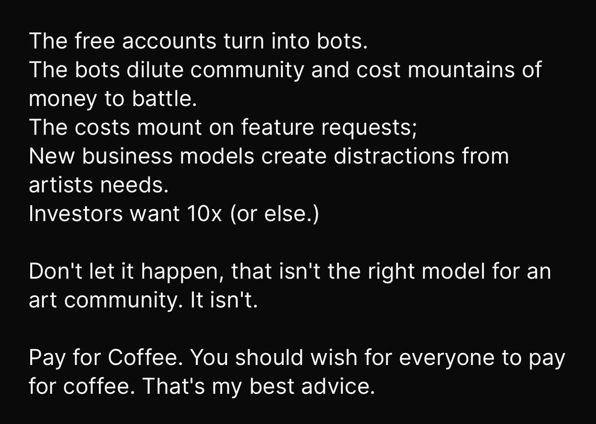 RobbieSTrevino's tweet image. An important read regarding Cara and the reality of large scale operation cost. Angelo makes some great points here and has a lot of experience in this area. Jingna and her team are already facing massive operational costs and Cara is still growing.