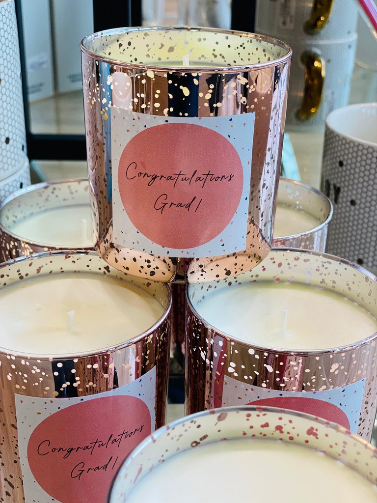 NoteologyFrag's tweet image. Here's another one of our candles for our graduates! 🎓️⁠
⁠
Congratulations grad! A celebratory candle filling with notes of bubbling champagne, it's pretty in pink in our rose gold mercury glass vessel. 🍾⁠
⁠
#Scranton #Noteology
