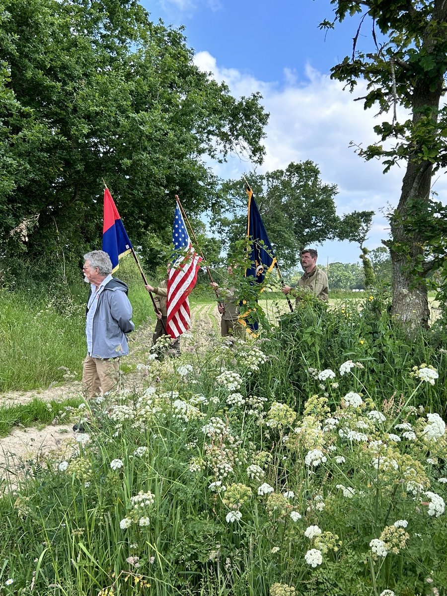 Today I had the honour to be part of 83rd Infantry group, we travelled with the son of a soldier who died in hedgerows of Normandy.

He never met his father and it was one of the most remarkable and saddest moments of my life.

To see the pain 80 years on was life changing. #DDay