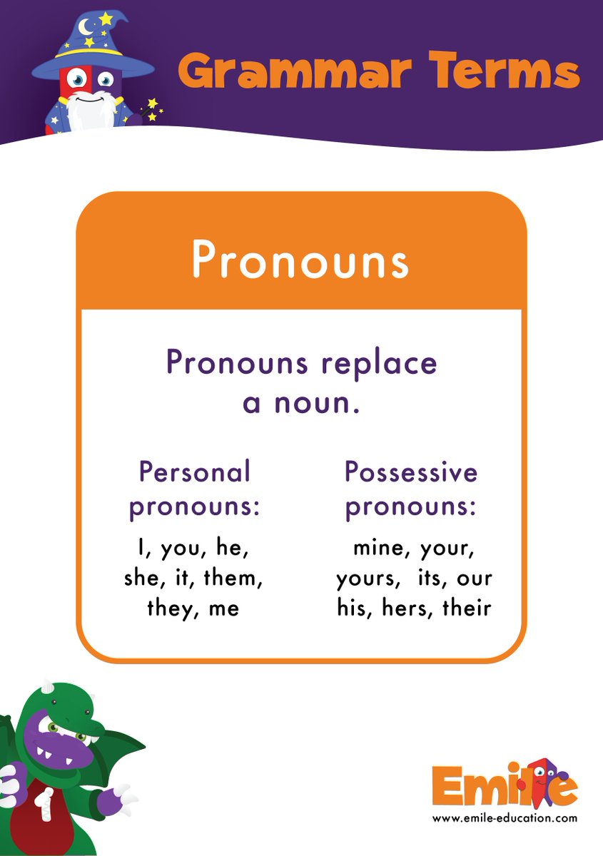 Free A5 grammar posters for primary schools emile-education.com/membership-log…