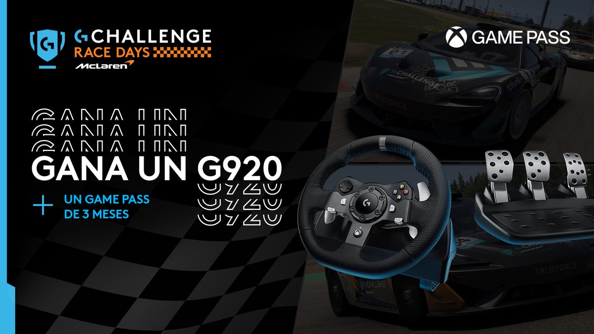 ¡GANA UN G920 + GAME PASS DE 3 MESES!

Sorteamos un G920 + game pass de 3 meses de <a href="/Xbox_Spain/">Xbox España</a> para vivir la emoción de las carreras en primera persona.

¿Cómo?👇
✅Sigue a: <a href="/LogitechG_ES/">Logitech G España</a> <a href="/Xbox_Spain/">Xbox España</a>
🔁RT
💬 Cuéntame cuál es tu circuito de F1 favorito

¡Ganador/a el 1/7!