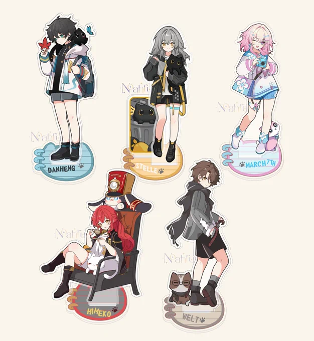 Astral kindergarten *This artwork's referencing on Mhy's standee merchandise.Not for commercial. 