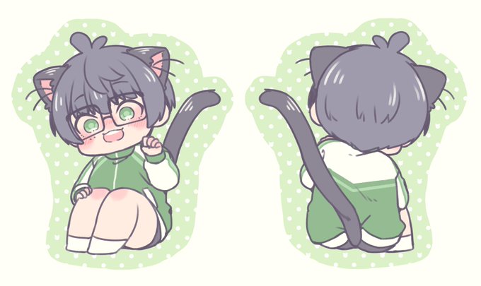 「cat tail short hair」 illustration images(Latest)