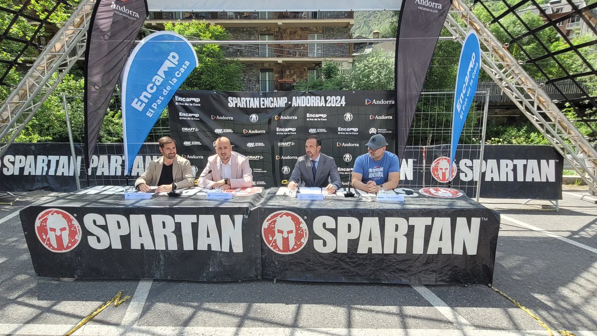 andorraworld_ad's tweet photo. Torna la @SpartanRace a @ComuEncamp aquest cap de setmana! La 9a edició té + de 5500 inscrits totals.

L'esdeveniment va tenir l'any passat una valoració de 8,9/10 i va suposar que els participants, el gran gruix estrangers, pernoctessin una mitjana de 2,2nits.

#AtypicalAndorra https://t.co/DZ2l7Rx7pf