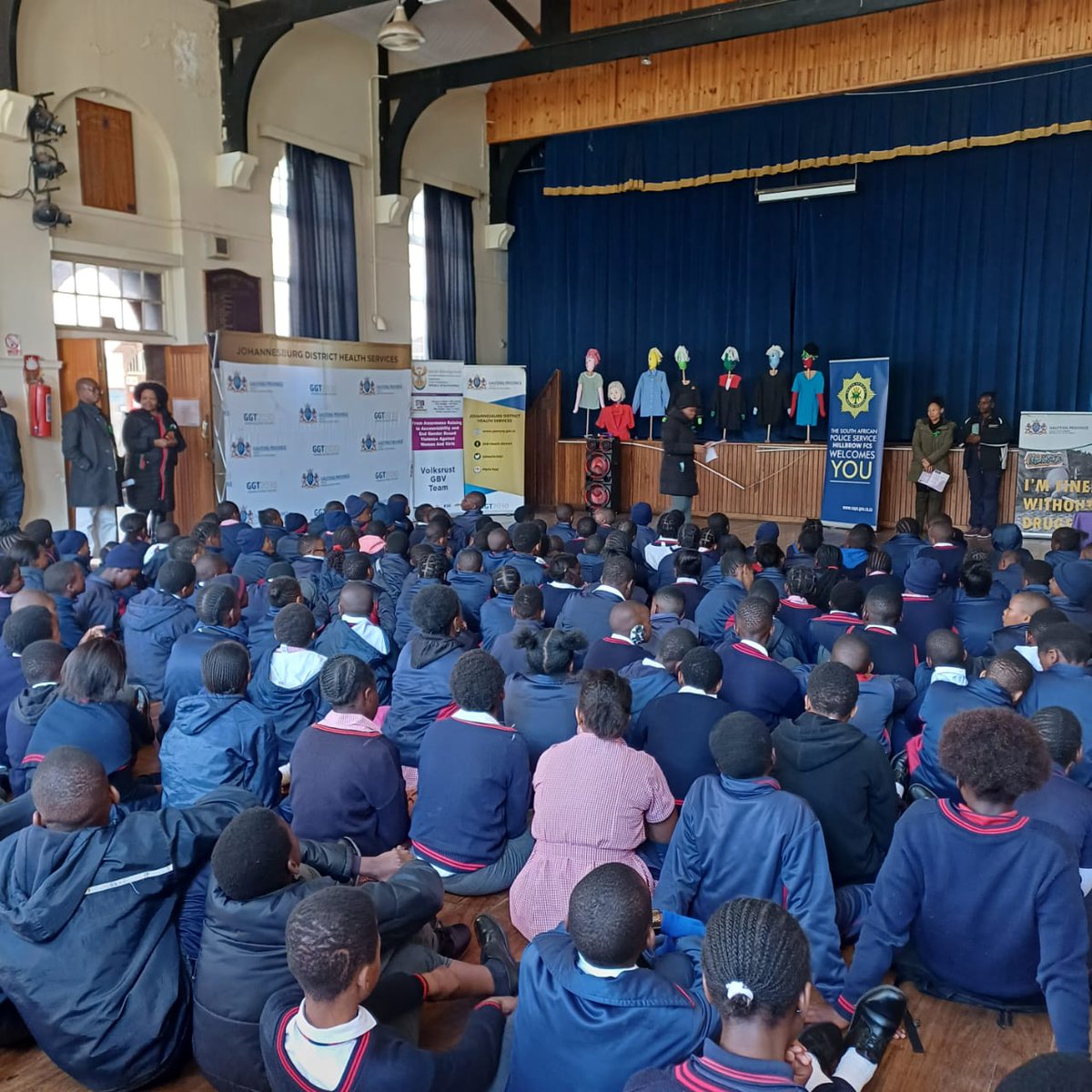 Healthjhb's tweet image. RECENTLY || Clinical Forensic Medical Services Department, together with @NACOSANet, @LawyersVAbuse &amp;amp; other stakeholders, hosted #NationalChildProtectionWeek at HI Harris Primary School, Johannesburg. The aim is to end GBV, child abuse,substance abuse, school violence, etc.