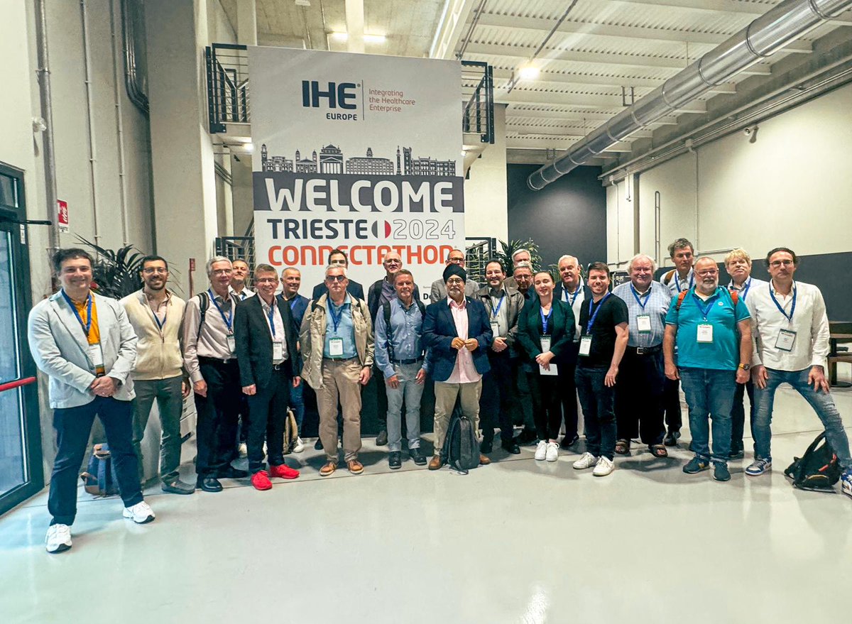 This week, the IHE-Europe Steering Committee convened in Trieste, kicking off a bustling yet highly insightful Connectathon 2024.

We extend our heartfelt thanks to our members, who dedicate their time and efforts to advance interoperability.

#IHEEUCAT2024