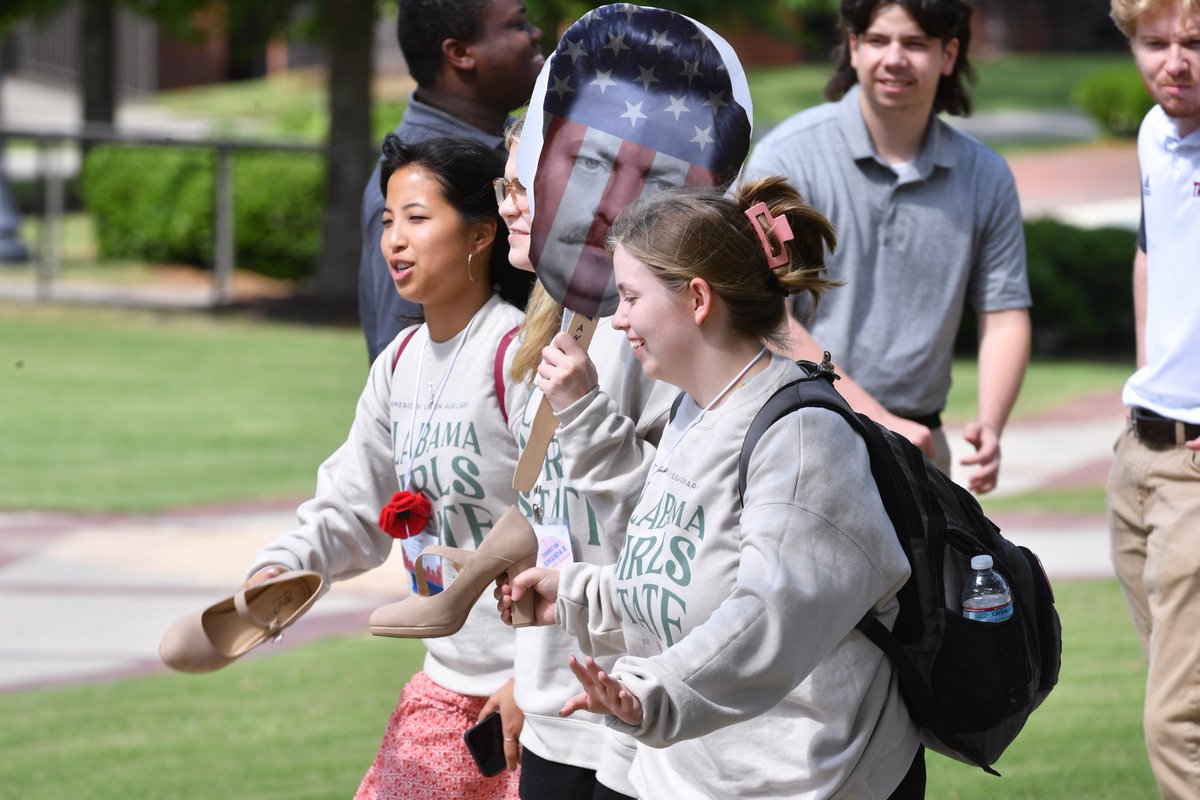 TROYUnews's tweet photo. The delegates of Alabama Girls State are having a great time on campus this week as they learn more about the democratic process. https://t.co/XbZelq1i5A