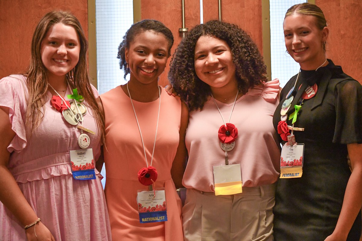 TROYUnews's tweet photo. The delegates of Alabama Girls State are having a great time on campus this week as they learn more about the democratic process. https://t.co/XbZelq1i5A