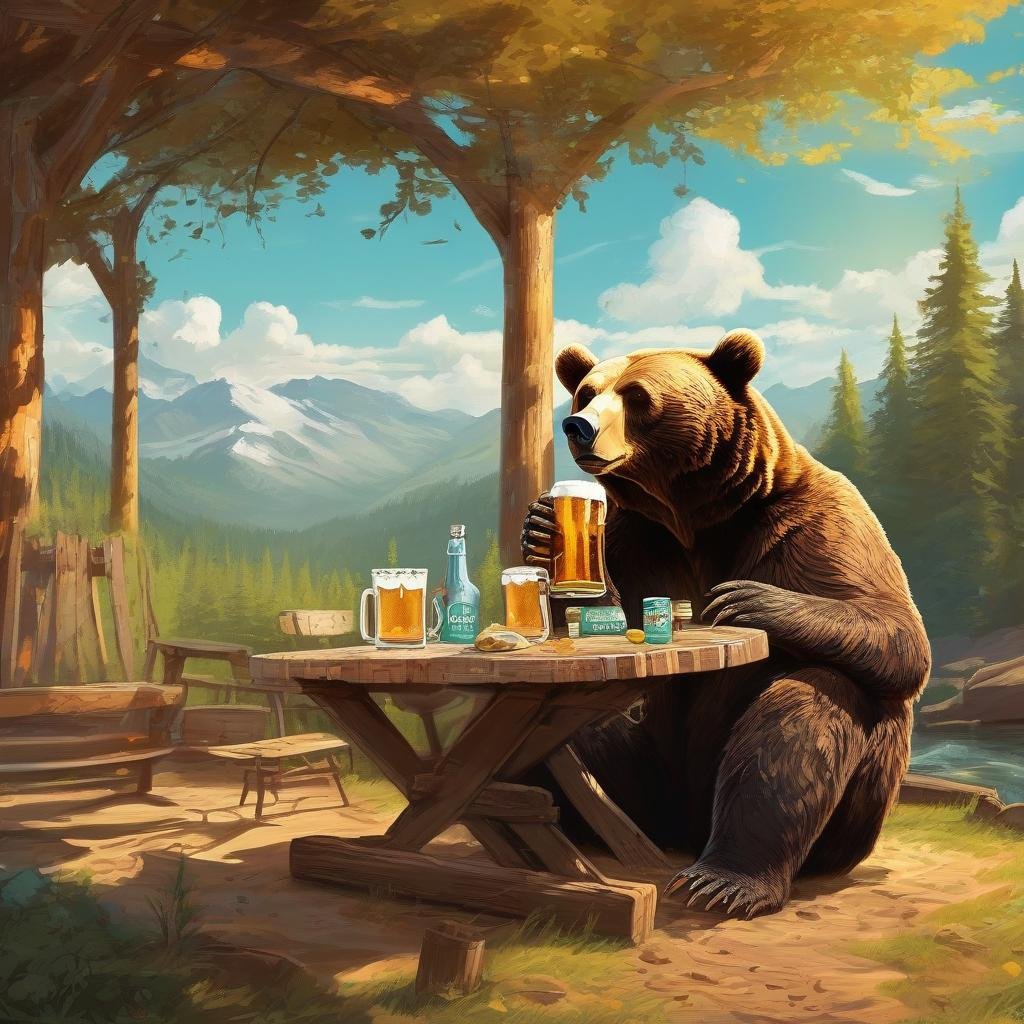 Bear and beer.
[Mad Dreamer] #GenAI