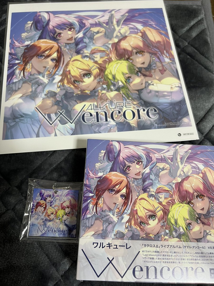 gam_ba5409's tweet photo. ようやく女神が降臨されました👍
噂のメガジャケも問題なく、一安心😃
#ワルキューレ
#Wencore
#マクロス
#女神 https://t.co/uHnkOOh3Sk