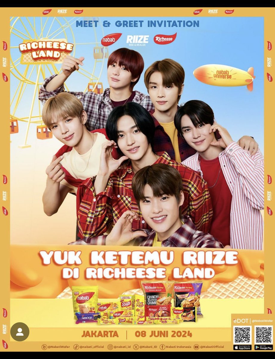 markjichen's tweet photo. hi! aku mau bagi 2 tiket buat BRIIZE yang mau ketemu RIIZE 8 juni di BCIS

Rules:
- follow @moshishoo di x &amp; ig moshishoo.jastip
- rt &amp; like tweet ini
- ss &amp; reply done
- ga bikin aturan sendiri nantinya ya hehe🙏🏻

di undi besok jam 8 malem! ga perlu follow aku yaa~ good luck!!👋🏻 https://t.co/vZ4ZRB7vAh
