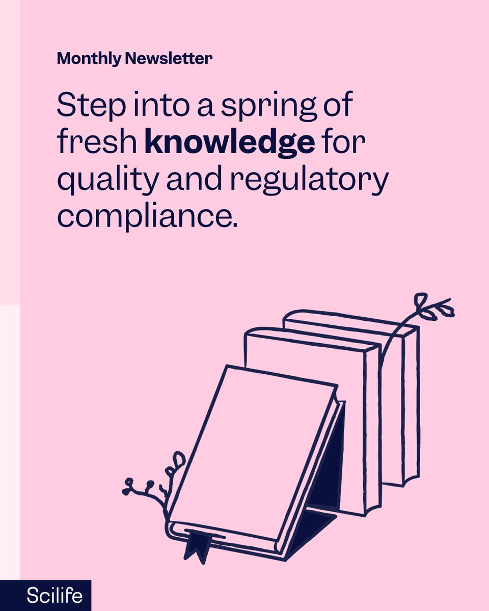ScilifePlatform's tweet photo. As the world renews this spring, why not refresh your #QA knowledge too? Subscribe to our Scilife Newsletter and be the first to blossom with the freshest insights and innovations in #QualityManagement delivered directly to your inbox!

https://t.co/zWYUCTeRPL https://t.co/ExQj1vsdtl