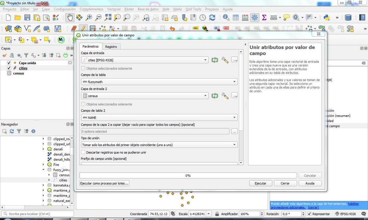 AldoSardelli's tweet photo. EN:Day 25 of #30DaysOfQGIS, today has been an interesting topic, I learned how to perform fuzzy table joins in #QGIS, using the fuzzy text matching functions along with aggregate expressions to perform a join using the closest matching values.
1/2 https://t.co/GmeUFG5gsm