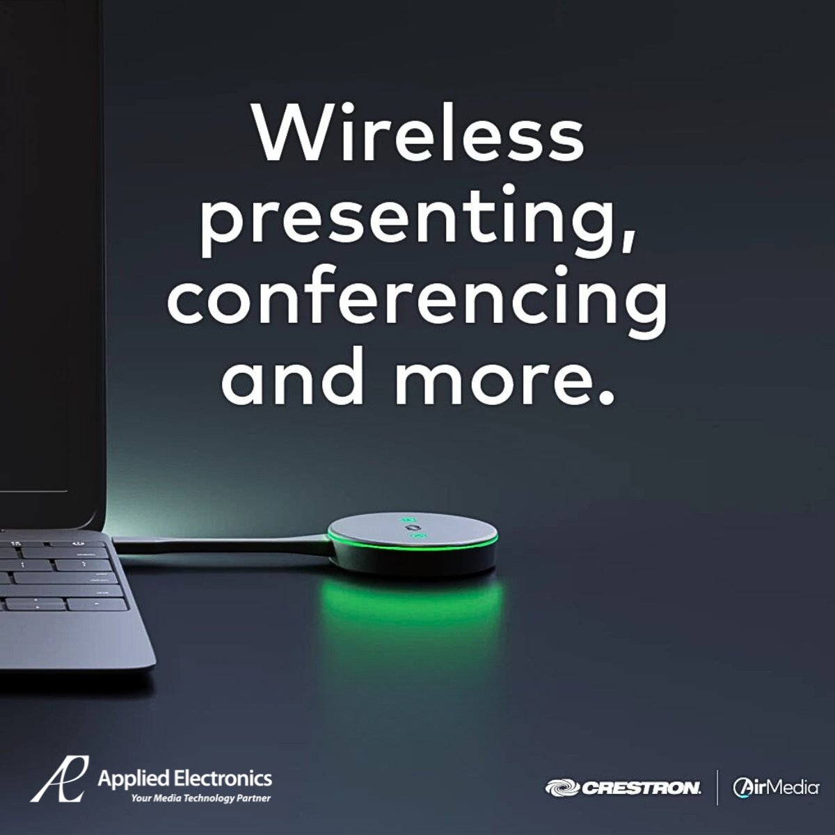 Applied_tweets's tweet image. Crestron AirMedia simplifies your workspace experience with just One Connection,💻📊 Ready to take your workspace to the next level? 
Request a demo now: 👇 hubs.li/Q02zRbyl0

#Crestron #DeskScheduling #EfficiencyBoost #AppliedElectronics #AirMedia