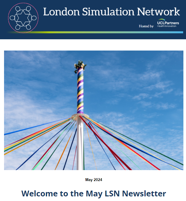 The May newsletter is out now! Containing the final instalment of simulating EPR in sim, developing a game to promote human factors in healthcare, upcoming courses, and much more!   Check it out by clicking the link below:

mailchi.mp/uclpartners.co…