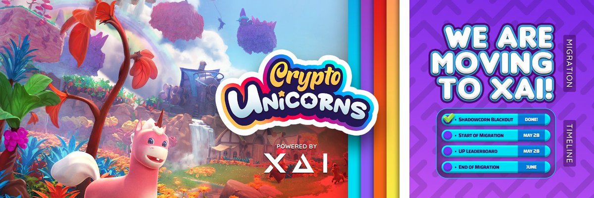 A project just got a multi 8 figure grant

The project? - <a href="/crypto_unicorns/">Crypto Unicorns</a>

The chain? - <a href="/XAI_GAMES/">XAI 🎮⛓️</a>

Crypto Unicorns has a play to airdrop campaign coming right up and they have started their migration

Get ready to learn more, this is a partnered thread! 👇