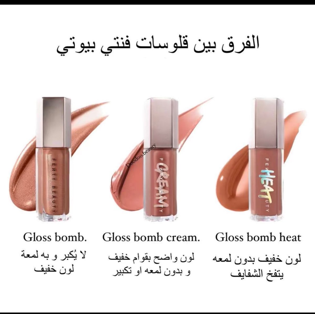 Rowaa_Store1's tweet photo. الفرق بين أنواع قلوسات #فنتي_بيوتي 

جميع الأنواع والألوان متوفره لدينا🤍 https://t.co/PaJIZacBiW