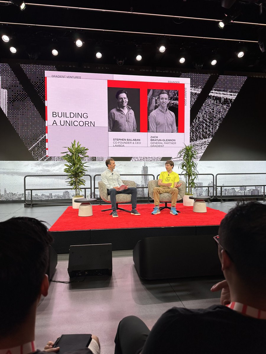 Starting off our Founder Summit strong 🦄 <a href="/LambdaAPI/">Lambda</a>