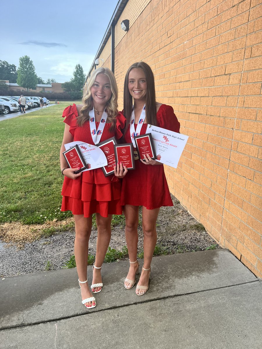 We had our 2024 <a href="/BhpSoftball/">BHP Softball</a> Banquet this week! Blessed to receive the Academic award, Most Improved, and All Region! Can’t wait for next season!!