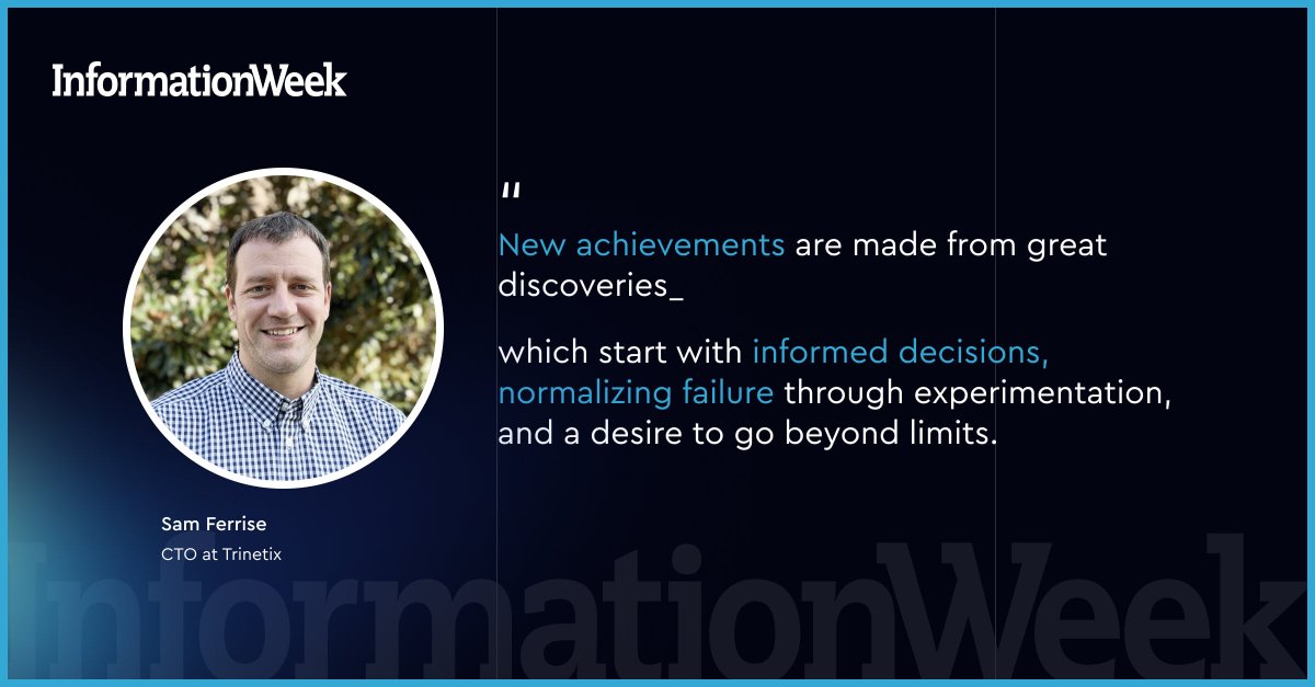 Trinetix_inc's tweet photo. According to @McKinsey, commitment to #innovation boosts enterprise performance by 20%. This marks a new era where slow and steady no longer win. 

Our #CTO, Sam Ferrise, shares his insights with @InformationWeek on must-have skills for #tech executives👉 https://t.co/xhW2OhriXy https://t.co/9Xp3enzZAL
