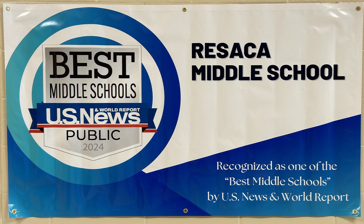 We are excited to announce that Resaca Middle School has been named one of the “Best Middle Schools” by U.S. News &amp; World Report! This is a huge honor for our amazing students and dedicated staff! 💚🎉 <a href="/resaca_gators/">Resaca Middle School</a>