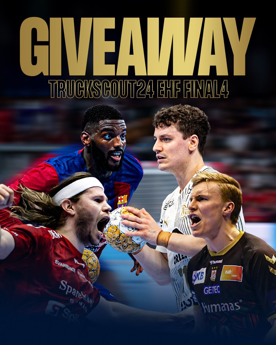 𝐆𝐈𝐕𝐄𝐀𝐖𝐀𝐘 🎉 | Win a jersey of the teams participating in the #ehffinal4! 

➡️ Follow <a href="/ehfcl/">EHF Champions League</a> 
➡️ Like this tweet + RT ⚠️

⚠️ Terms &amp; Conditions: cloud.ehf.eu/index.php/s/D9…