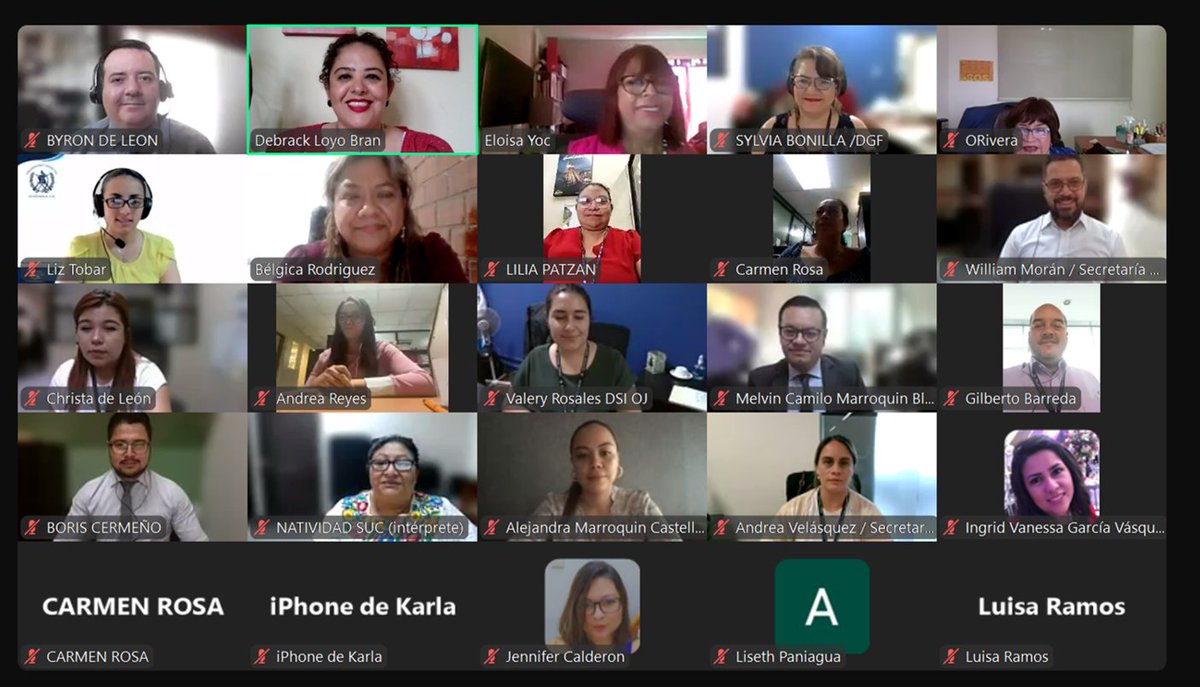 MujerOJ's tweet photo. Se realizó la 2da reunión virtual con integrantes del Mecanismo de Implementación Política de Igualdad del Organismo Judicial, con el objetivo de aportar insumos identificados por cada comisión para la implementación del Plan de Trabajo 2024-2025. https://t.co/x2JGPf4gao