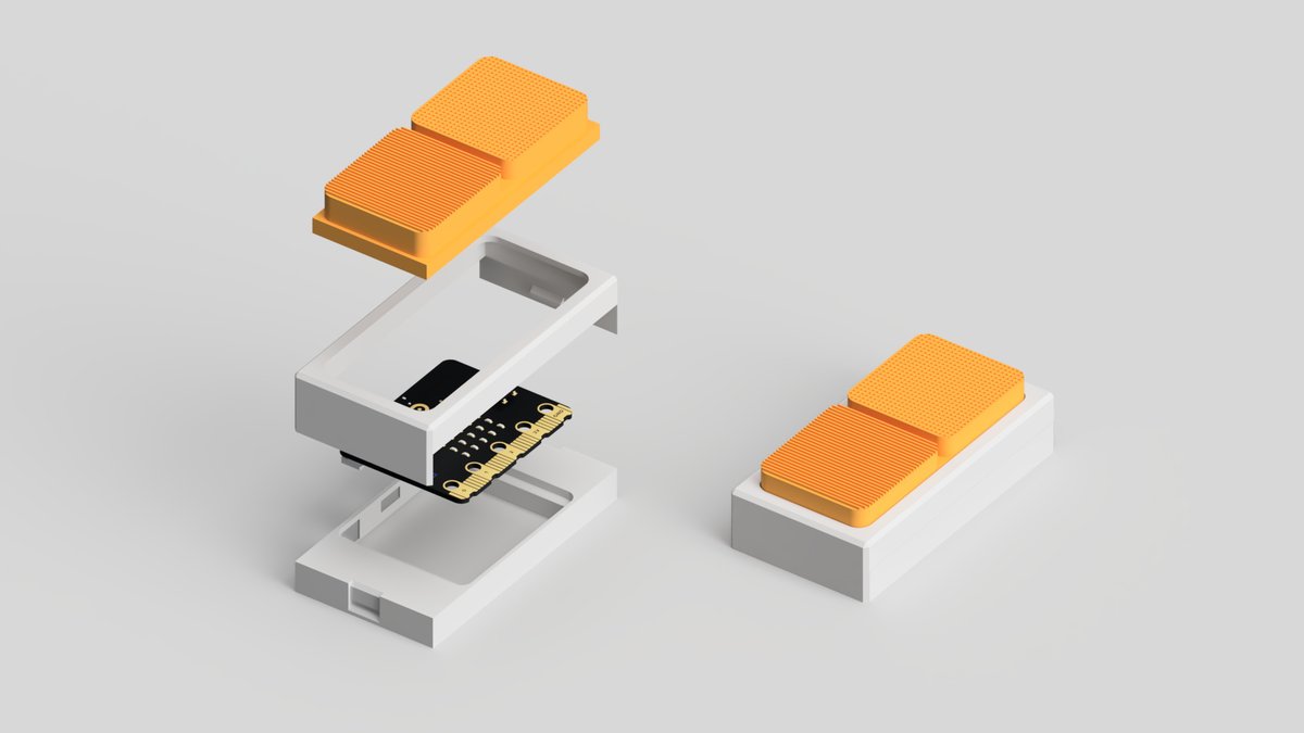 Work started on a new project that turns the <a href="/microbit_edu/">Micro:bit Educational Foundation</a> into an assistive dual switch access button, using <a href="/BillSiever/">Bill Siever</a>'s awesome BLE HID <a href="/MSMakeCode/">Microsoft MakeCode</a> extension. It can also be customised with different button shapes and sizes, as well as mounting solutions!