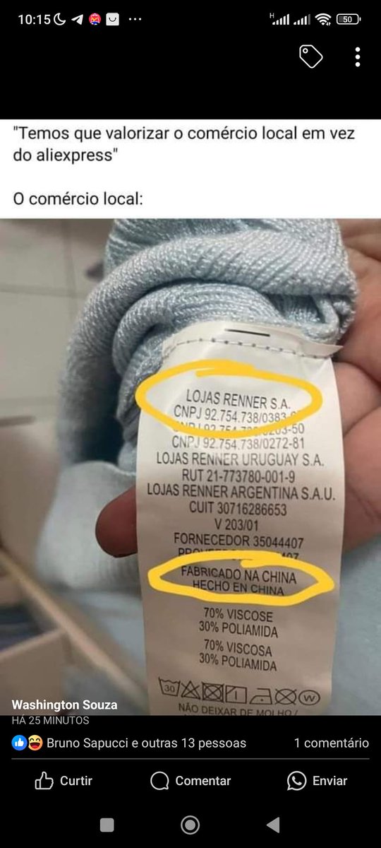 maddruga's tweet photo. Parece piada mas é real!
No Perú, compras até 200 dólares são isentas!
Só podem estar de sacanagem! https://t.co/KsrV70QDcb