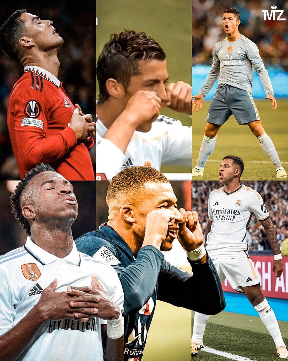 Real Madrid’s attackers 🤝 Idolizing CR7.