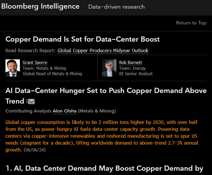 AI Data-Center Hunger Set to Push Copper Demand Above Trend
blinks.bloomberg.com/news/stories/s…

Make sure to check out our latest note on the impact that AI and data centers could have on commodities (and energy). Learn more by visiting BI<GO> on <a href="/TheTerminal/">Bloomberg Terminal</a> 
#AI #AGI #LLMs #Copper