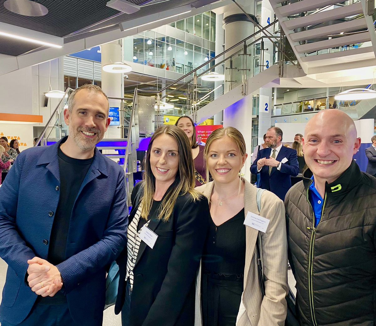 A brilliant day at #SCILed2024 with the team. Great speakers and good to connect with our CN peers and to meet @xandvt! Spot the photobomb from our head of department! #scilorg
