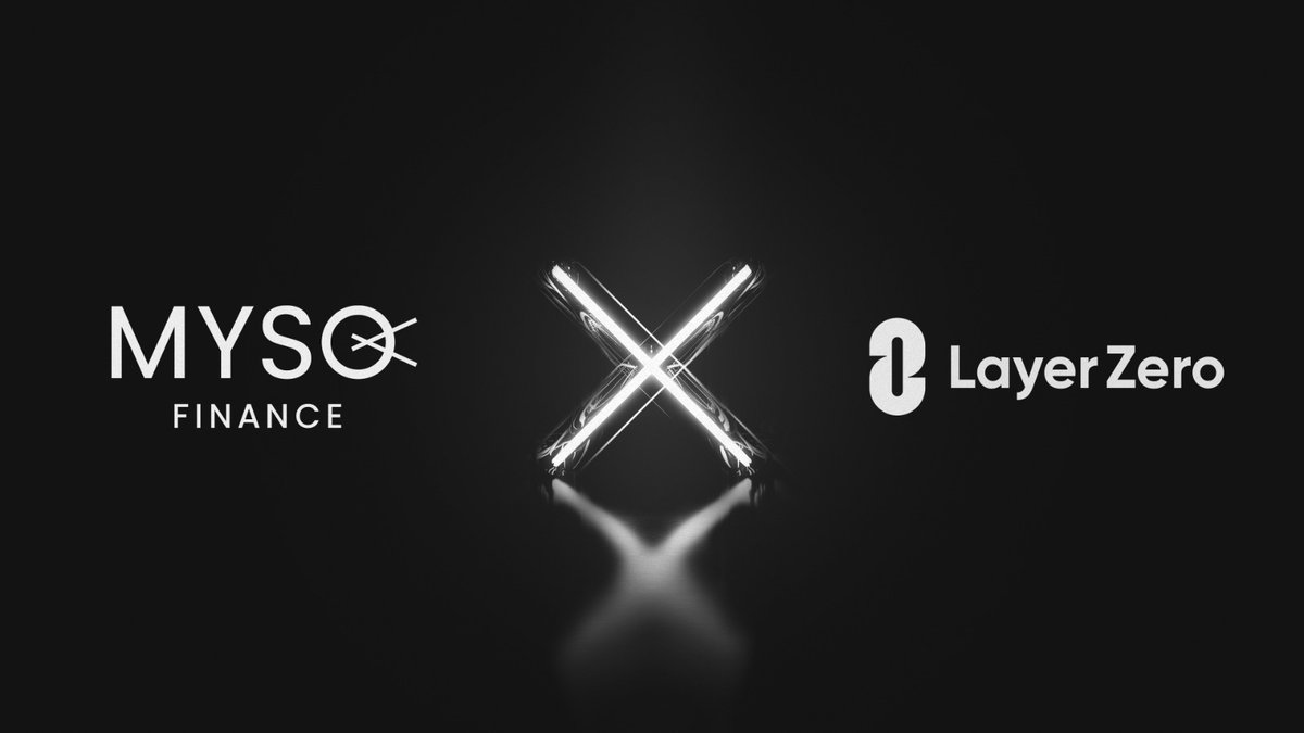 MysoFinance's tweet image. MYSO Integration with LayerZero! ⛓️

MYSO is proud to announce our integration with @LayerZero_Labs and the adoption of the OFT standard for omnichain transfers!