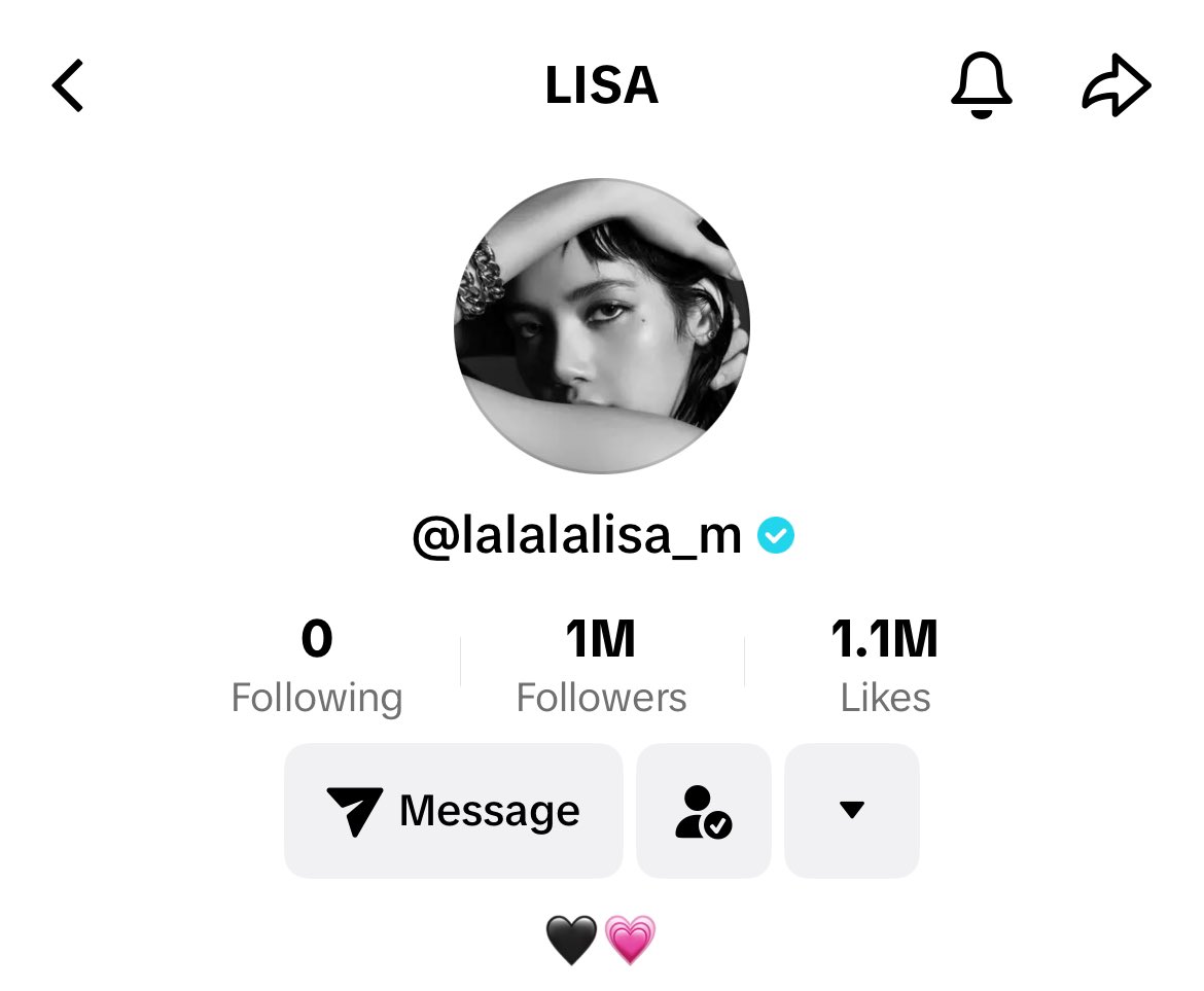 LISA has now surpassed 1 MILLION FOLLOWERS on Tiktok! 

LISA COMING SOON 
#27FORLISA