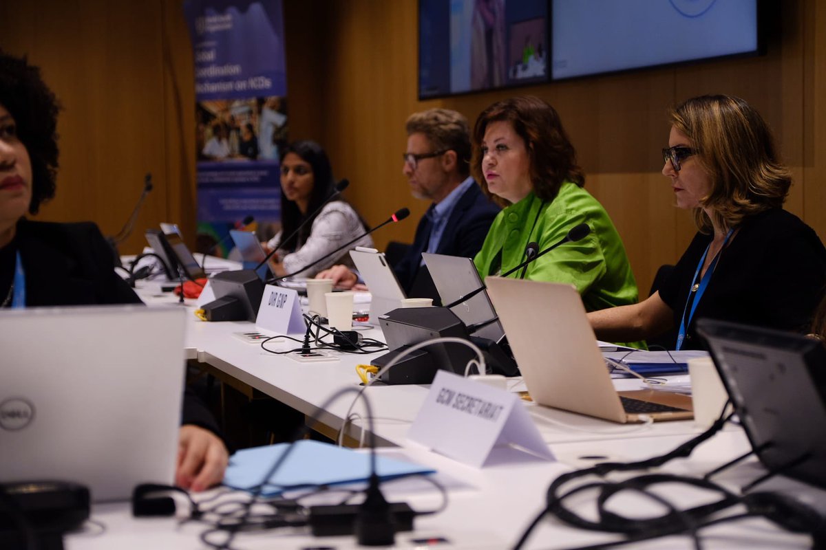 DrAxelrod_WHO's tweet photo. Today @WHO Global NCD Platform 
is welcoming representatives from over 20 Member States for a technical meeting dedicated to accelerating actions for multisectoral &amp; multistakeholder collaboration on NCDs in the lead up to #HLM4 in 2025. Great discussion and learning opportunity! https://t.co/ec7OTqwqo8