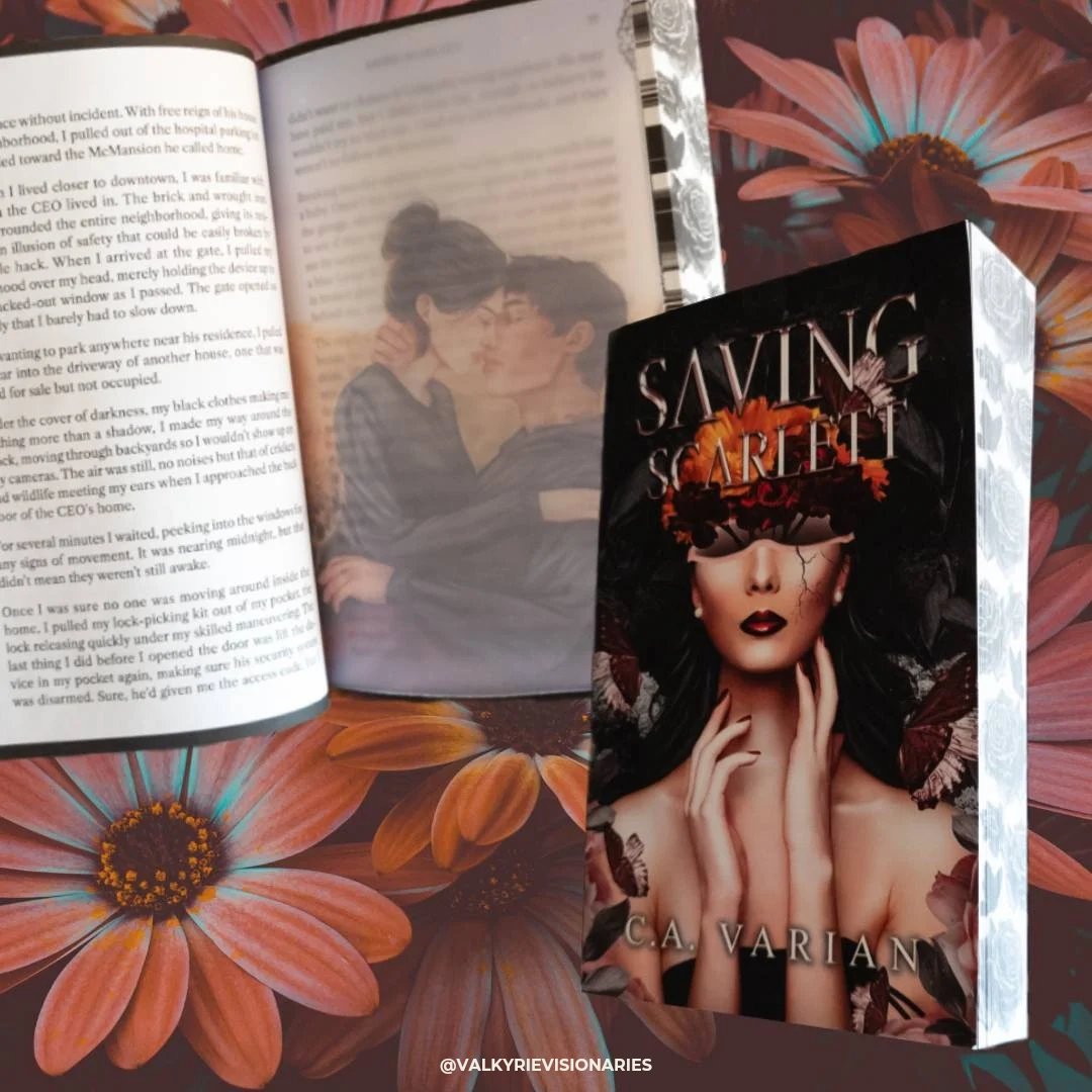 QOTD: Do you like to collect special editions?  ✨ 

Leanna was gifted this beautiful indie book by @cavarianauthor complete with sprayed edges, page overlays, and inside illustrations. 📖 🖤