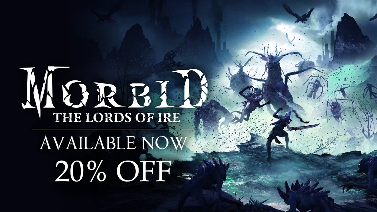 Battle your way through the horrific realms of Ire. Just 1 more day left to get your hands on <a href="/MorbidTheGame/">Morbid: The Lords of Ire</a> on #PS4 and #PS5 at 20% discount!

Play Morbid: The Lords of Ire now:
bit.ly/MTLOI-PS5D

#morbid #indiegame #gaming #action #dark