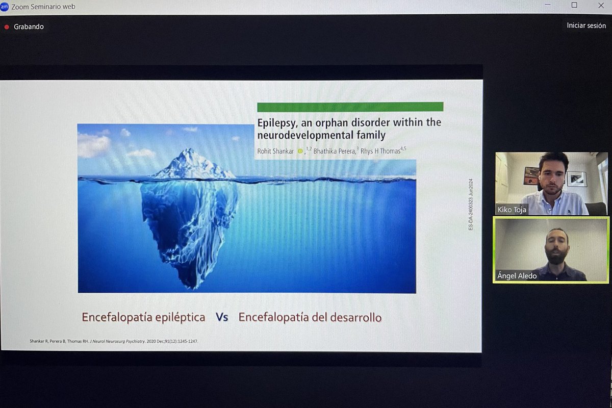 En el webinar de #epilepsia ⁦<a href="/sefh_/">S.E.F.H</a>⁩ ⁦<a href="/GEAFEN_SEFH/">GEAFEN</a>⁩ ⁦<a href="/kikotoja/">Kiko Toja</a>⁩