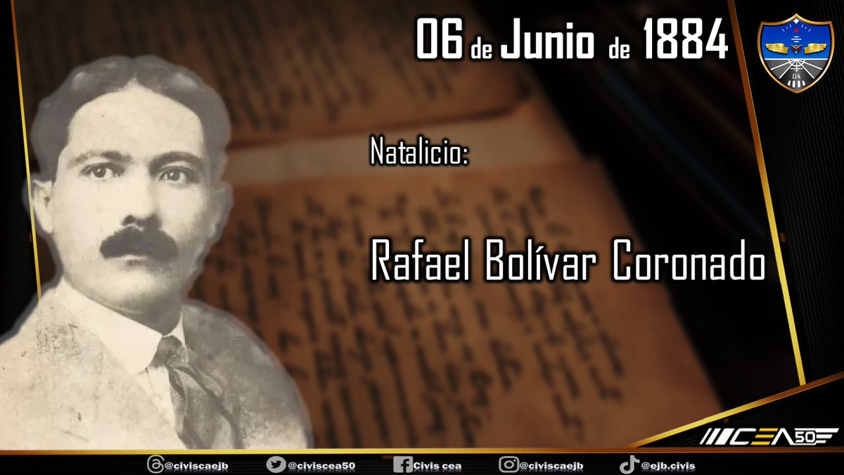 civiscea50's tweet photo. 🗓️ #6Jun || Fue un periodista y escritor venezolano. Además de ser el autor del guion de la zarzuela Alma Llanera, es conocido por haber creado más de 600 seudónimos, heterónimos y autores falsos.
#PuebloLealSiempre
#FANB
#SoloUnidosVenceremos
#CEA50 https://t.co/wkage6Q6nl