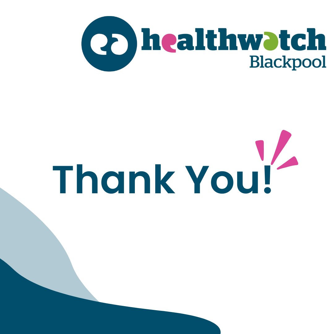 Healthwatch Blackpool tweet media