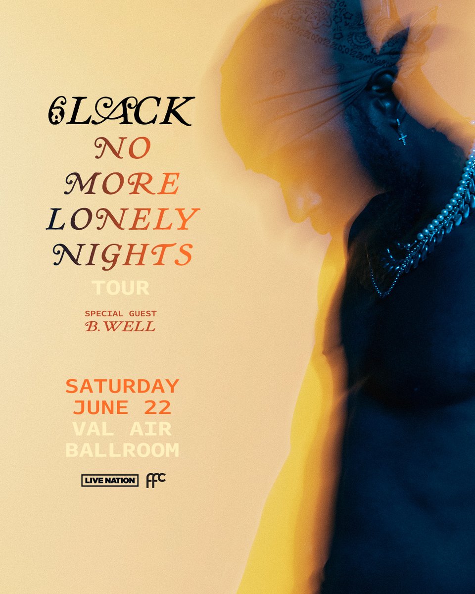 Just Added! Get ready... @B_Well_is joining <a href="/6LACK/">black</a> on Saturday, June 22nd! 💐

Tickets available at axs.com/events/575299/
