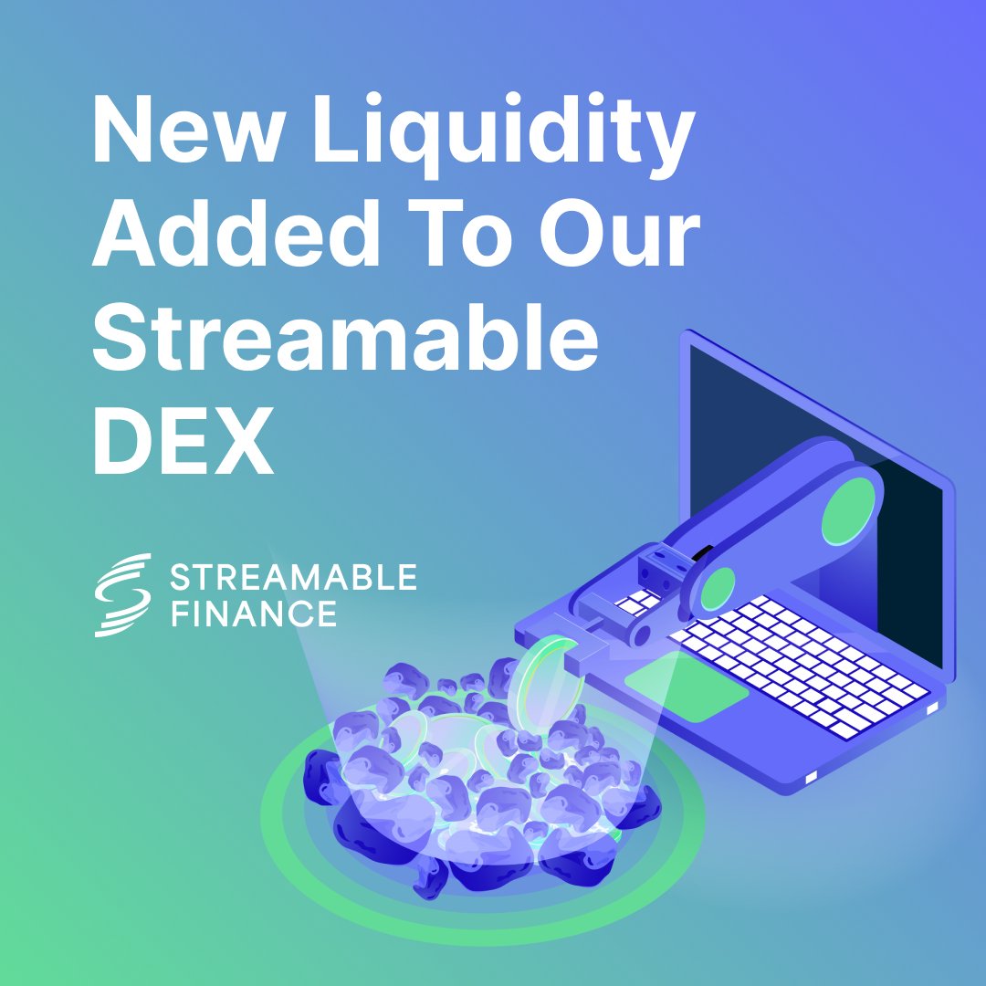 streampayfi's tweet photo. Unlock unprecedented opportunities with Streamable Finance's DEX

Be among the first to access new liquidity pools offering real yield, and experience a secure and transparent platform for trading digital assets.

Seize the future of finance on Streamable Finance DEX https://t.co/F79sjrPMH5